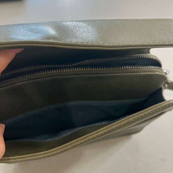 Olive Matt and Nat Vegan Leather Crossbody - Picture 8 of 9
